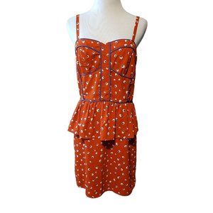 Pure Sugar Sundress Womens Size M‎ Spaghetti Straps Coral Floral Dress NEW
